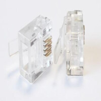 L-KLS12-RJ12-6P4C-01 CONNECTOR PLUG 6P4C RJ11,RJ14 - 1
