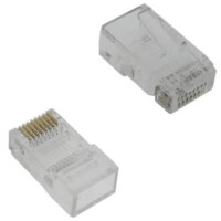 L-KLS12-RJ45-8P8C-01 CONNECTOR PLUG 8P8C RJ45 SQUARE HOLE - 1