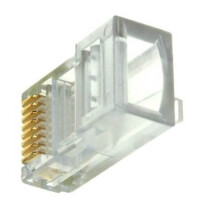 L-KLS12-RJ45-8P8C-01-KB CONNECTOR PLUG 8P8C RJ45 ROUND HOLE - 1