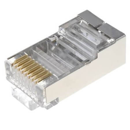 L-KLS12-RJ45B-8P8C-01 CONNECTOR PLUG 8P8C RJ45 SHILDED - 1