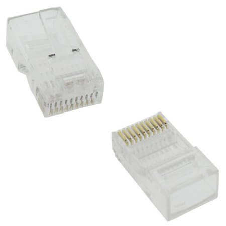 L-KLS12-RJ45R-10P10C-01 CONNECTOR PLUG 10P10C RJ45 UNSHILDED - 1