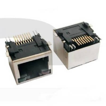 L-KLS12-SMT11-8P8C-W-Y/G MODULAR JACK SMT 8P8C (RJ45,Ethernet) - 1