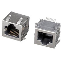 L-KLS12-SMT33-8P8C-W-01R MODULAR JACK SMT 8P8C (RJ45, Ethernet) - 1
