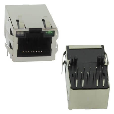 L-KLS12-TL191-1X1-GY/G-0 MODULAR JACK THT R/A 8P8C (RJ45,Ethernet) GRAY - 1