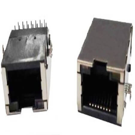 L-KLS12-TL344-GO/Y-03 MODULAR JACK THT R/A 8P8C (RJ45,Ethernet) GRAY - 1