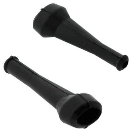 L-KLS13-WT001-02-B WIRE HARNESS RUBBER BOOT 2POLE 4.70MM HOLE BLACK - 1