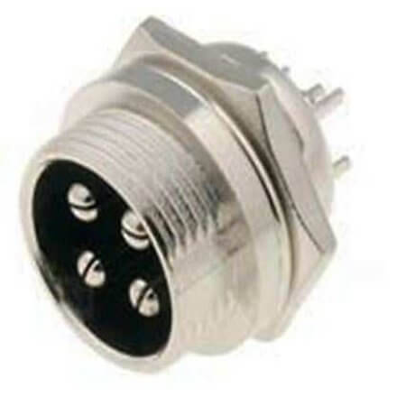 L-KLS15-225-M16-10M1 CONN.MICRO JACK M16 10P IP55 RECEPTACLE PIN - 1