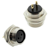 L-KLS15-225-M16-2M5 CONNECTOR MICRO JACK M16 2P MALE PLUG - 1