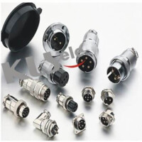 L-KLS15-225-M19-9F3 CONN.MICRO JACK M19 9P IP55 RIGHT PLUG SOCKET - 1