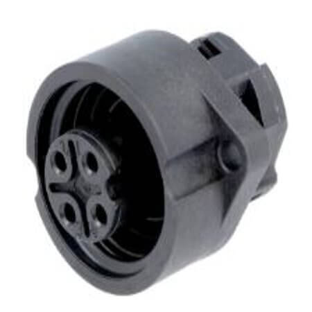 L-KLS15-241-4M1 CONN.MICRO JACK 4P 3+PE IP67 FEMALE SOCKET - 1