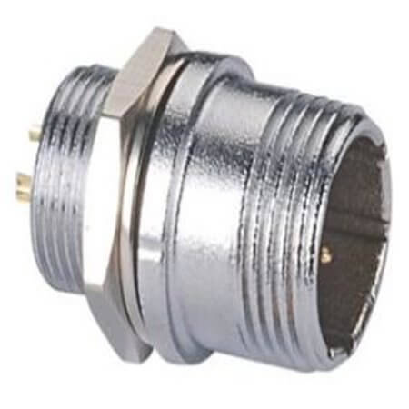 L-KLS15-254-M12-3M1 CONN.MICRO JACK M12 3P IP55 FLANGE PIN - 1