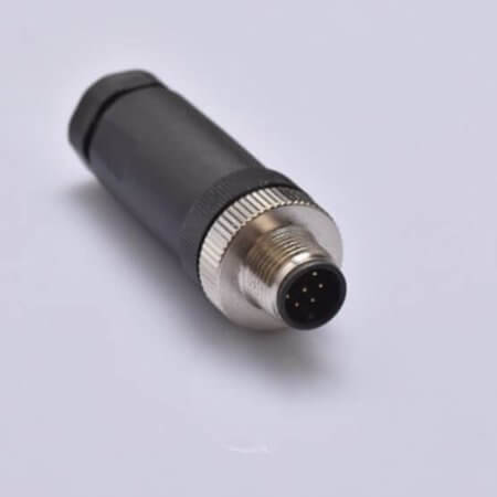 L-KLS15-M12A-P108 CONN.PLUG M12 8PIN MALE PIN SCREW STRAIGHT - 1