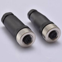 L-KLS15-M12A-P204 CONN.RECEPTACLE M12 4PIN FEMALE SOCKET SCREW - 1