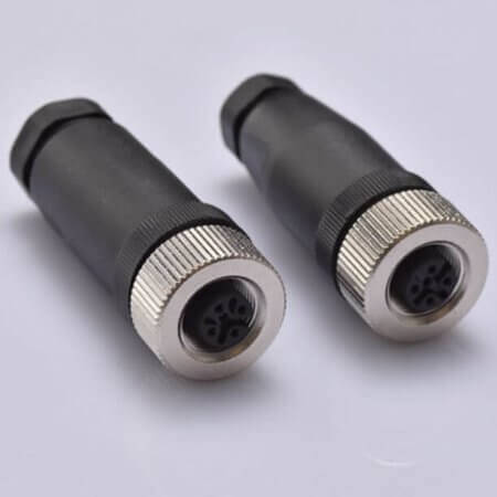 L-KLS15-M12A-P204 CONN.RECEPTACLE M12 4PIN FEMALE SOCKET SCREW - 1