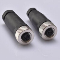 L-KLS15-M12A-P205 CONN.RECEPTACLE M12 5PIN FEMALE SOCKET SCREW - 1