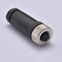 L-KLS15-M12A-P208 CONN.RECEPTACLE M12 8PIN FEMALE SOCKET SCREW - 1