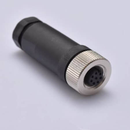 L-KLS15-M12A-P208 CONN.RECEPTACLE M12 8PIN FEMALE SOCKET SCREW - 1