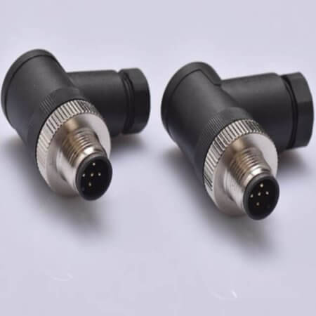 L-KLS15-M12A-TR105 CONN.PLUG M12 5PIN MALE PIN SCREW FREE R/A - 1