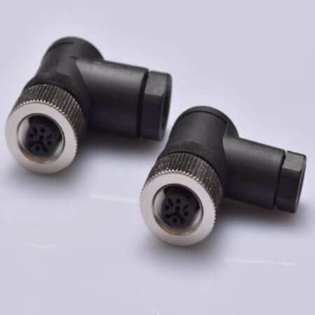 L-KLS15-M12A-TR205 CONN.RECEPTACLE M12 5PIN FEMALE SCREW FREE R/A - 1