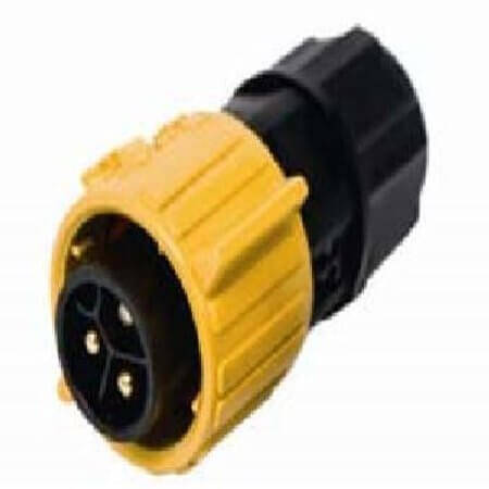 L-KLS15-M19-100311 CONN.MICRO JACK M19 3P IP67 MALE PUSH LOCKING - 1