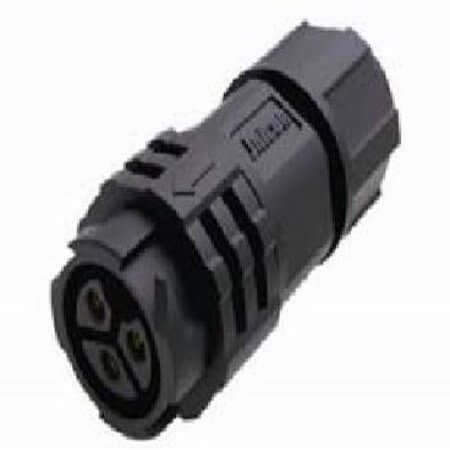 L-KLS15-M19-200331 CONN.MICRO JACK M19 3P IP67 FEMALE PUSH LOCKING - 1