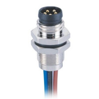 L-KLS15-M8A-P204 CONN.RECEPTACLE M8 4PIN FEMALE SOCKET SCREW - 1