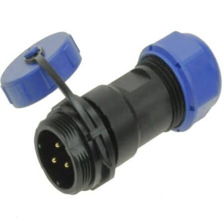 L-KLS15-W17B4-03 CONNECTOR SOLDERİNG CABLE 3P PLUG MALE IP68 W17 - 1