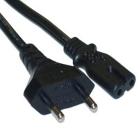 L-KLS17-EU03-1500B275 CABLE POWER 220V 2X0.75MM 1.50MT BLACK - 1