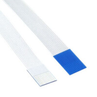 L-KLS17-FFC-1.0-8P-L100A CABLE FLAT FLEXIBLE 8PIN 1.00mm 100mm WHITE - 1