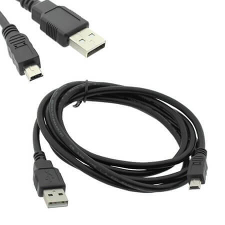 L-KLS17-UCP-08-2.0-1.5MB CONNECTOR USB CABLE AM/MINI 5P 1500MM BLACK - 1