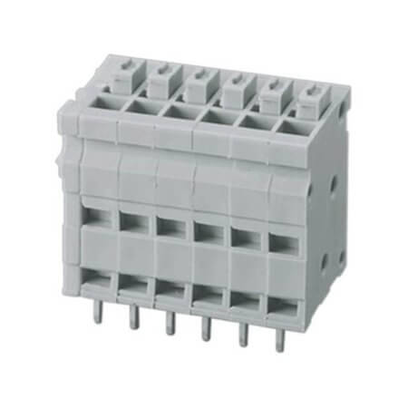 L-KLS2-211V-2.50-02P-1 TERM.BLK.2.50MM 2PIN(1X2) SPRING CLAMP GRAY - 1