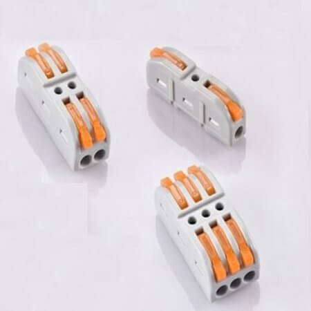 L-KLS2-282-02P-00 TERM.BLK.COMPACT WIRE 2PIN 2.5MM ORANGE PRESS - 1