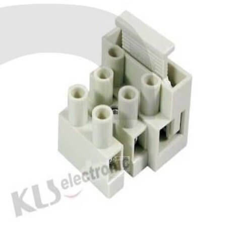 L-KLS2-510EW-3P TERM.BLK.10.00MM 3P FUSE SERIES GRAY - 1
