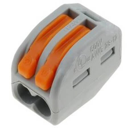 L-KLS2-CT258-02P-1 TERM. PLUGGABLE SPLICING CONNECTOR 2WAY 28-12 AWG - 1