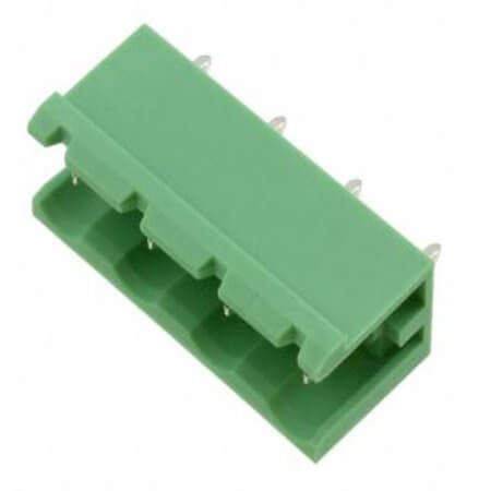 L-KLS2-EDV-7.62-09P-4 TERM.BLK.7.62MM 9P 180C MALE GREEN - 1
