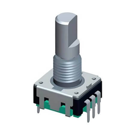 L-KLS4-EC1204S-C-8A-F17 ENCODER ROTARY MECHANICAL 17MM 12PPR WITH SWITCH - 1