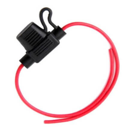 L-KLS5-707-12AWG FUSE HOLDER AUTO MINI 30CM RED UL12# - 1