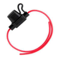L-KLS5-707-12AWG FUSE HOLDER AUTO MINI 30CM RED UL12# - 1