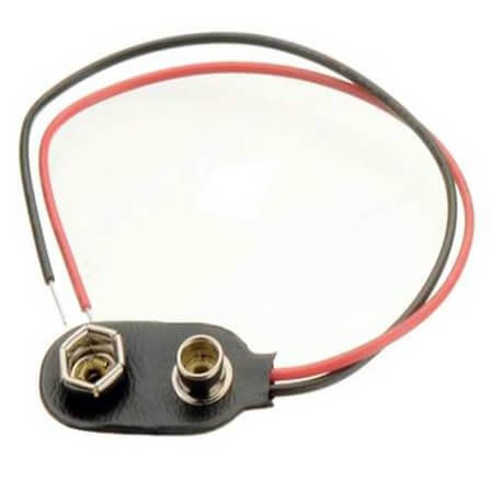 L-KLS5-BC9V-01-150 BATTERY HOLDER 9V 150MM SNAP-ON - 1
