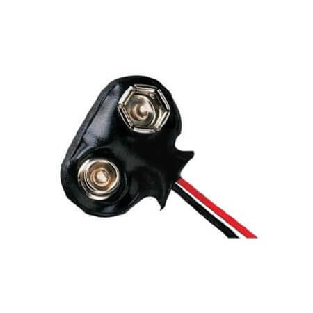 L-KLS5-BC9V-02-100 BATTERY HOLDER 9V 100MM SNAP-ON (PİL BAŞLIĞI) - 1