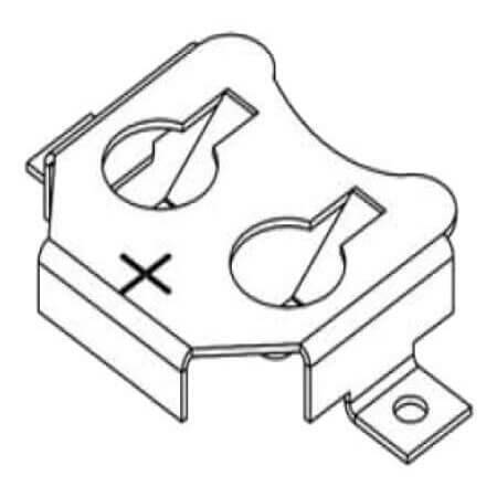 L-KLS5-CR1220-011-R BATTERY HOLDER FOR CR1225 SMD - 1
