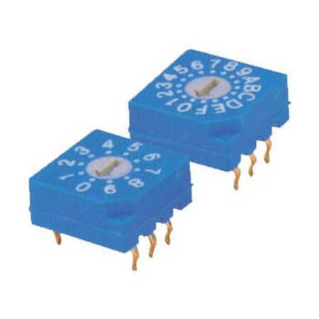 L-KLS7-RS31000 SWITCH ROTARY 25mA 24V 3x3MM (WITHOUT HANDLE) - 1