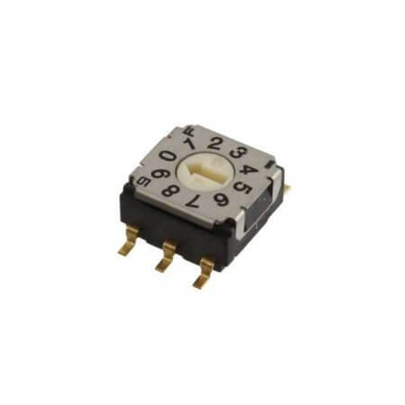 L-KLS7-RT31000 SWITCH ROTARY 100MA 42V 3X3MM 10P SMT V/T - 1