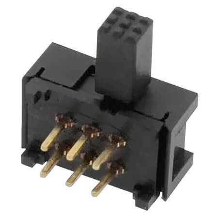 L-KLS7-SK-22D37-G6 SWITCH SLIDE 1P2T THT V/T - 1