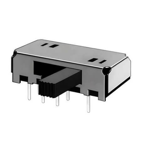 L-KLS7-SK-23D08-EG9 SWITCH SLIDE 2P3T 300mA 50V THT R/A - 1
