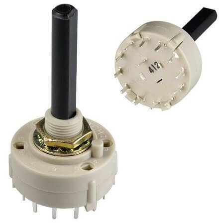 L-KLS7-SR26B-1-4-D-17.5 SWITCH ROTARY 1X4 PCB TYPE L=17,5MM - 1