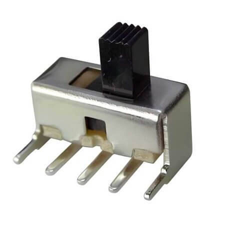 L-KLS7-SS04-12F23EG7 SWITCH SLIDE 1P2T 500mA 50V On-On THT R/A - 1