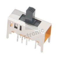 L-KLS7-SS40-23D01-G15 SWITCH SLIDE 2P3T ON-ON 0.3A 50VDC H:15MM 180C - 1