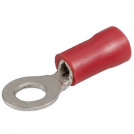 L-KLS8-01103-RV1.25-3 RING TERMINAL 5.7x17.8 M4 RED d2 3.2mm - 1