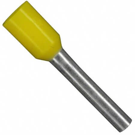 L-KLS8-01108-E1010-YELLO CONNECTOR TERMINAL E1010 SIZE 18AWG YELLOW KLS - 1